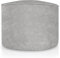 Aiire Sitzhocker Indoor aus Baumwolle - Pouf Hocker Rund 45x30cm - Sitzsack Fußstütze Hochwertiger, Pflegeleichter Sitzpuff - Fußhocker für Wohnzimmer und Schlafzimmer - Sitzpouf Grau