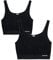 Speidel Trägerbustier, Bio Cotton, Sport Edition 1602 2er Packung schwarz 38