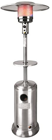 LACOR - 69400 - Calentador Terraza a Gas Con Reflec Inox 12000 w
