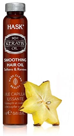 Hask Keratin Protein Smoothing Shine Oil Ampulle, 17,7 g