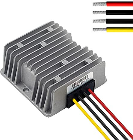 CC 24v a CC 12v Paso Abajo 30V 360W Tarea Pesada Camión Coche Podar Suministrar Adaptador Convertidor Reducer Regulador para Coche Camión Vehículo Barco Solar Sistema, etc (Aceptar CC15-40V Entradas)