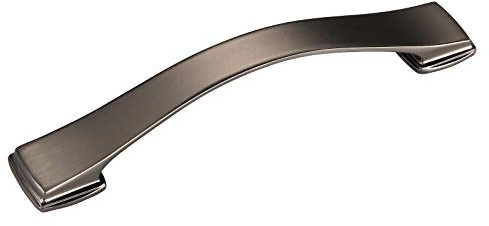 SOTECH Möbelgriff Lea BA 128/160 mm Edelstahloptik dunkel gebürstet | Schubladengriff Bogengriff