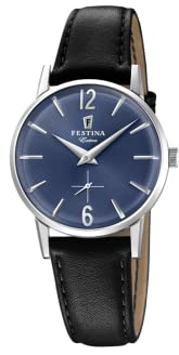 Festina Damen Analog Quarz Uhr mit Leder Armband F20254/3