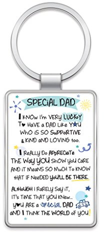 Inspired Words Keyring - Special Dad - Gift Ideas