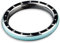 viva-adorno® Damen Ring Motivation Ring Edelstahl in Pastellfarben mit Gravur Be Strong RS51, Rosa, Gr. 56