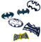 Ausstechformen Superhelden Inspiriert von/kompatibel mit Batman-Logo, Bat-Signal und Fledermaus-Umrisssymbol für besondere Anlässe/Feiern, 3 Stück