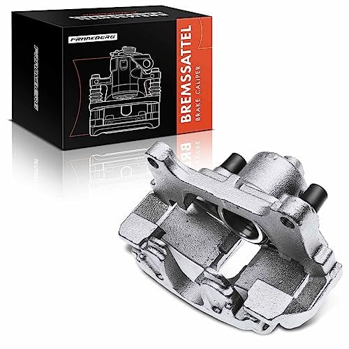 Frankberg Bremssattel Bremszange Vorne Rechts mit Halter (Lochabstand der Halterung 146mm) Kompatibel mit Golf Plus Golf Pass.a.t Jett.a Octav.i.a II A3 A1 Replace# 1K0615124F