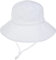 Malaxlx Unisex Baby Sonnenhut Weiß Fischerhut Kleinkind Sommerhut Breiter Krempe Strandhut für 6-24 Monate Mädchen Jungen