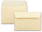 50x Brief-Umschläge B6 - Vanille (Creme) - 12,5 x 17,5 cm - Haftklebung 120 g/m² - schmale Verschluss-Lasche - hochwertige Einladungs-Umschläge