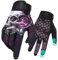 RIGWARL Touchscreen Motorrad Handschuhe Herren, Luftdurchlässige Mesh-Einsätze Handschuhe Skelett Damen, Rutschfest Leicht Langlebige Fahrradhandschuhe Motocross MTB Laufen, Radfahren, Klettern Garten