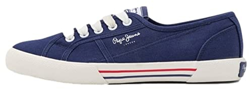 Pepe Jeans Brady Basic W, Zapatilla Mujer, Azul (Marino), 39 EU