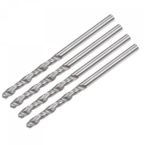 sourcing map 4 Stück VHM Bohrer Spiralbohrer Hochleistungsbohrer Ultrahart 2.2 mm C2/K20