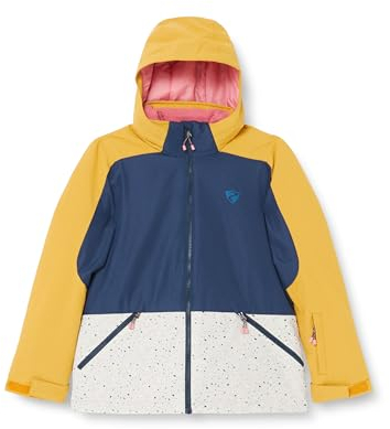 Ziener Mädchen Amely Ski Jacke Winter Jacke wasserdicht winddicht warm, golden milk, 164 EU