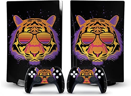 Pelle della Console per PS5 Skin Disc Edition Anime Console E Controller Vinile Cover Skin Wraps per PS 5 Disc Version(02509) Pelli Avvolge Regalo
