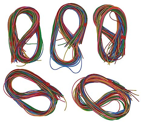 Hilo Scoubidou 100 Unidades - 100 Hilos de Scoubidou Colores Surtidos - Cuerda de Colores para Pulseras, Collares [IAMI]