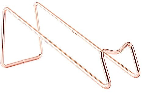 OWKAY Weinregal aus Metall , Weinregal zur Präsentation von Flaschen, Bierhaltern, Champagnerständer, Getränkeregal, Edelstahl, einfache Haushalts-Barthekendekoration, Roségold