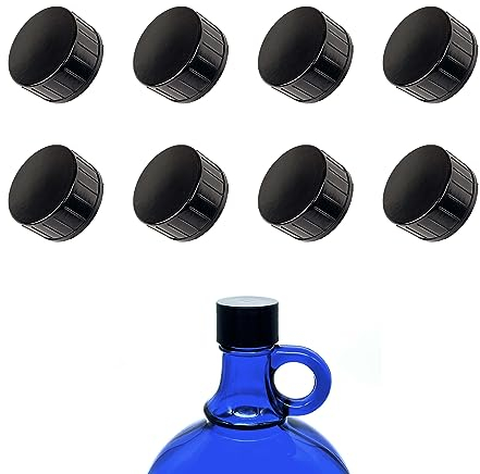 SELECTION ·1948 · ALBERTS · PREMIUM ALBERT PFÄFFLE Handschraubeverschluss-Sets für 2 Liter Glasballon aus Blauglas (Ersatzdeckel) (12er-Set)