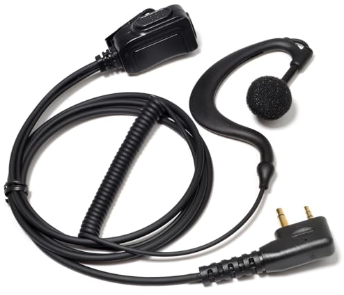 HYSHIKRA G-Form Kopfhörer Headset Kompatibel mit Midland G7 pro G8 G9 pro M24 M24 Plus M48 M99 G6 XT G7 XTR | Security Softair (1, G-förmig)