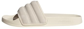 adidas Unisex Adilette Noshower Slides Sandal, Wonder White/Wonder White/Wonder White, 44.5 EU