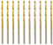 Titan HSS Metallbohrer 1.5mm x 40mm x 10pcs Professional Geschliffen Kobalt Spiralbohrer fur Edelstahl und Metall
