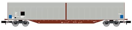 Arnold HN6637 F-ERSA, 4-achsiger Schiebewandwagen Habbins, „Ermewa“, Ep. VI Rollmaterial – Waggons