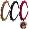 ZAHD 3 Stück haarreif mit klammern clip headband headband with clips Haarreifen mit Klammern Twist Braid Headband Bangs Hairstyle Hairpin Stirnband Clip für Styling von Langen und Kurzen Haaren