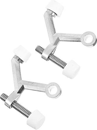 HAPINARY 2pcs Door Top Heavy Duty Hinge Pin Door Stop Door Anti-Bump Supply Office Door Stopper Patio Door Restrictor with Hold Open Anti-Collision Stopper Door Bumpers Zinc Alloy