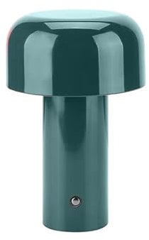 Luxus - Tischlampe Touch - Luna - Grün - H30 x Ø16 - Terrassenlampe - Schreibtischlampe - LED - Wiederaufladbar - Dimmbar - Kabellos - Batteriebetrieben - Tischlampe für innen und außen