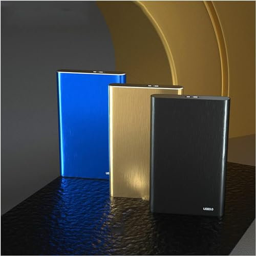 Disque Dur Externe, Disque Dur Externe, Disque Dur Externe 500G, Disque Dur de Stockage Portable, Disque Dur Externe Mince Haute Vitesse USB 3.0 Compatible avec PC, Ordinateur Port