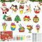 Kristallklebemalerei Weihnachtlich, Weihnachten Wichtel Painting kit, Crystal Paint Arts And Crafts Set, Diy Kristall Malerei Set Weihnachten, Diy Crystal Pendant Weihnachten, für Weihnachtsdekoration