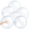 6 Stück aufblasbarer, transparenter Ball, 40,6 cm, PVC-Wasserball, heller Wasserballon, transparenter Pool, Strandparty-Ball, aufblasbare transparente Ballons, riesiger Blasenball, Pool-Ballons, aufbl