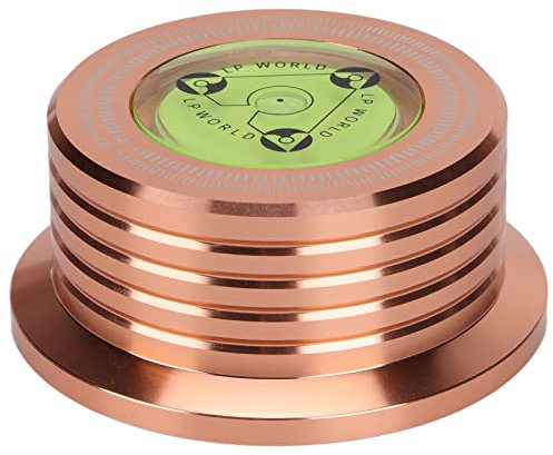 Plattenspieler, Plattenspieler-Plattenspieler-Gewichtsklemmen, Plattenspieler mit Wasserwaage für -Plattenspieler 50 Hz (Roségold)
