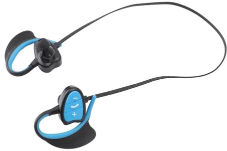 Goshyda Cuffie da Nuoto Subacquee, Cuffie Sportive con Riduzione del Rumore Bluetooth 5.0 Impermeabili IPX8, Supporto Istruzioni Vocali Intelligenti, per Nuoto Corsa Ciclismo (BLUE)