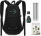 SPYMINNPOO Rucksack mit Radfahren, 15 -l -LED -Beutel mit Blinkerrichtungsindikator USB -wiederaufladbares Licht, Wasser und Tränenschutz Nylon -Fahrradpackung