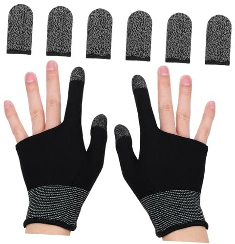 Angoily 1Satz Gaming mit Elastischer Passform Präziser Touch Steuerung Kompatibel mit Touchscreen Geräten für Mobiles Andere Anwendungen mit Fingerlosen