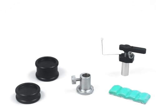1 Set High End Tonarmheber mit verstellbarer Höhe und Basisdurchmesser für Plattenspieler, breite Kompatibilität, verstellbarer Tonarmheber