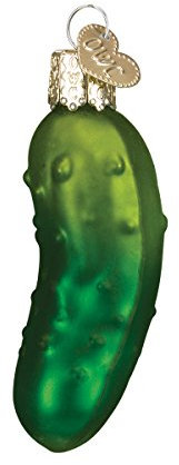 Old World Christmas Ornaments: Sweet Pickle Glass Blown Ornaments for Christmas Tree (28074)