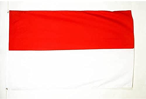 AZ FLAG - Bandera Indonesia - 150x90 cm - Bandera Indonesia 100% Poliéster Con Ojales de Metal integrados - 110g - Colores Vivos Y Resistente A La Decoloración
