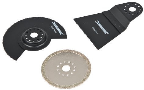 Silverline 609074 Multi-Tool Accessory Kit 3pce 3pce