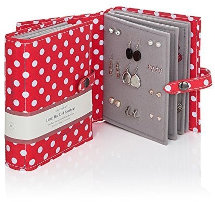 RED POLKA DOT - Little Book of Earrings - A Book for Keeping Your Earrings Safe!