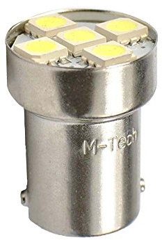 M-Tech lb075 W Blister 2 x LED BA15S G18 5 xsmd5050 12 V