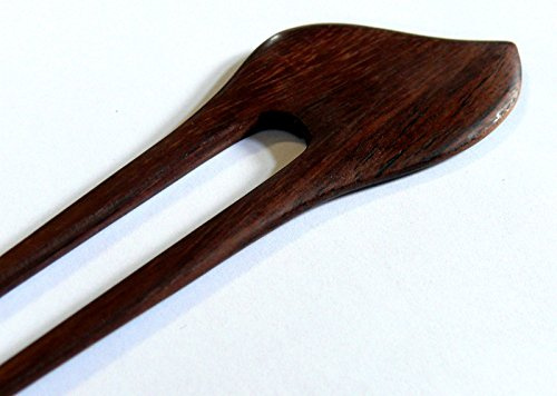 MADE IN ZEN Pic à Cheveux en Bois Pique Ethnique Picot Chignon Wooden Hair Pin Stick Baguette