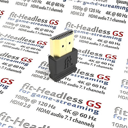 CompuLab fit-Headless GS - Elektronikadapter für Gaming und VR, 2 HDMI-Ports, 12 Gramm, 1.97 x 2.76 x 0.39 Zoll