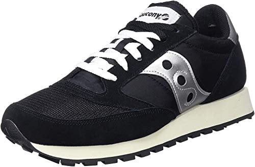 Saucony Jazz Original Vintage, Sneaker Uomo, Black Silver White, 43 EU