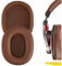 Geekria QuickFit Ersatz-Ohrpolster, kompatibel mit ATH M50X, M50xBT2, M50XBT, M50, M40X, M30, M20, M10, ATH-MSR7 Kopfhörern, Reparaturteile (braun)