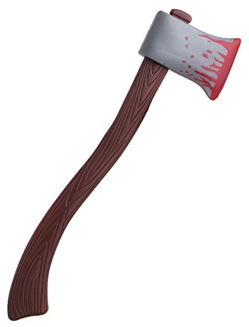 Funny Fashion Beil mit Blut, aus Kunststoff, ca. 58 cm, 1 Stück
