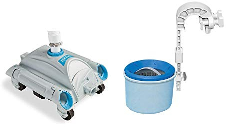 Intex Aspirateur automatique pour piscine hors sol et écumoire automatique montée