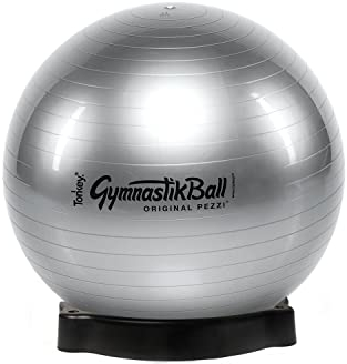 PEZZI Original Pezziball Standard 65 cm m. Ballschale Kombi Gymnastikball Anthra