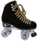 Moxi Skates - Panther - Lustige und modische Rollschuhe für Damen | Schwarzes Wildleder | Größe 7