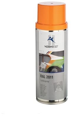 Normfest Vernice spray RAL 2011 Deep Forange liscio come la seta 400 ml